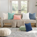 decorUhome Summer Cozy Faux Fur Throw Pillow Covers 20x20 Set of 2 Decorative - Image 7