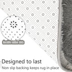 LOCHAS Ultra Soft Indoor Modern Area Rugs Fluffy Living Room Carpets - Image 5