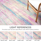 KOZYFLY Modern Abstract Small Area Rugs 2x3, Washable Indoor Front Door Mat - Image 4