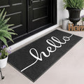 EARTHALL Funny Hello Mats Outside/Inside 59"x24", Front Door Mat Outdoor by EARTHALL