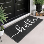 EARTHALL Funny Hello Mats Outside/Inside 59"x24", Front Door Mat Outdoor by EARTHALL