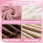 Newwiee 4 Pcs Flanne Fleece Throw Blanket - Image 3