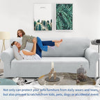 ZNSAYOTX 1 Piece Jacquard Couch Covers - Image 2