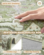Hallway Runner Rug 2x12, Extra Long Washable Runner Rugs - Image 6