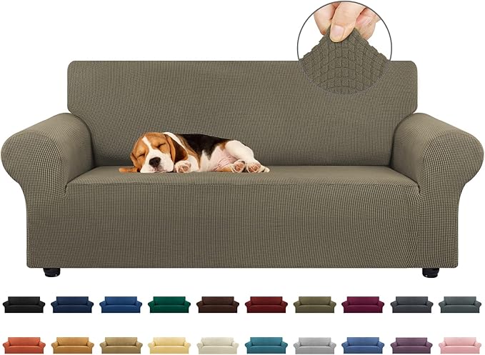 KEKUOU Stretch Loveseat Sofa Cover Slipcover, Couch Covers by KEKUOU