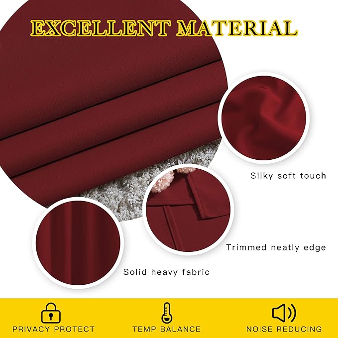NICETOWN Blackout Curtain Panel Grommet - Image 4