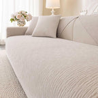Soft Waterproof Chenille Cover Washable, Non Slip Sectional Sofa Covers by Aucrovee