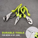 FASTPRO 220-Piece Home Tool Set, Household Repairing Tool Kit, Green