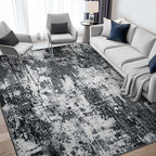 Washable Area Rugs 6'x9' Non-Slip Modern Abstract Soft - Image 2
