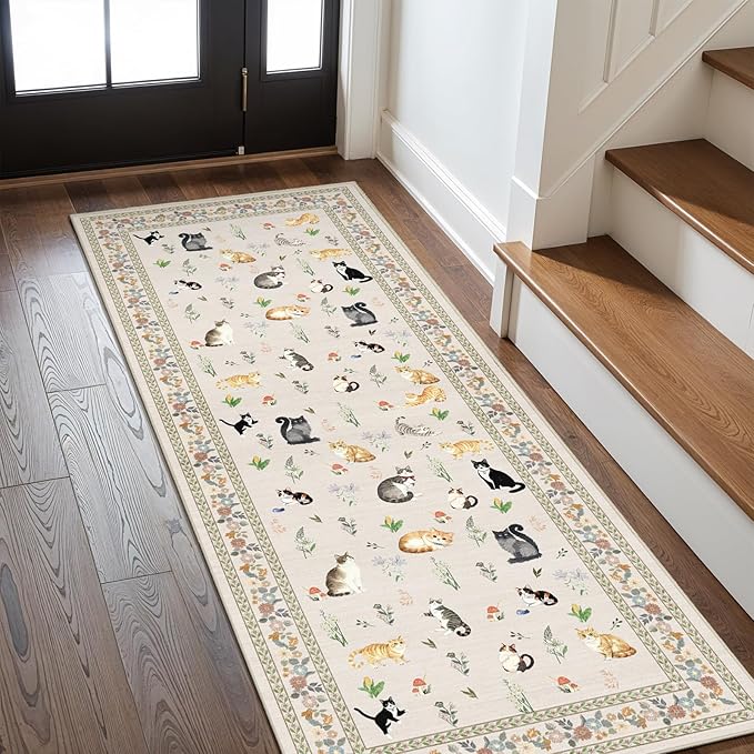 2x6 Washable Kitchen Runner Rug - Image 8