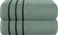 MyOwn Cotton 2 Pack Oversized Bath Towel Set 28x55 inches, Large Bath Towels, Ultra Absorbant Compact Quickdry & Lightweight Towel, Ideal for Gym Travel Camp Pool - Jade, 71628