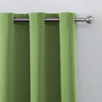LEMOMO Light Green Thermal Blackout Curtains/52 x 54 Inch/Set of 2 Panels Room - Image 7