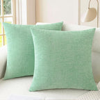 CaliTime Throw Pillow Covers Decorative 26 X 26 Inches Pack of 2 Cozy Chenille by CaliTime
