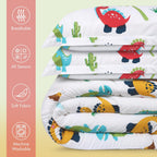 Utopia Bedding 3 Pc Kids Twin Comforter Set, Dinosaur