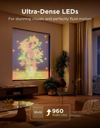 Govee Smart Curtain Lights Pro, 960 LEDs, 5.4×5.7ft for Holiday Decor