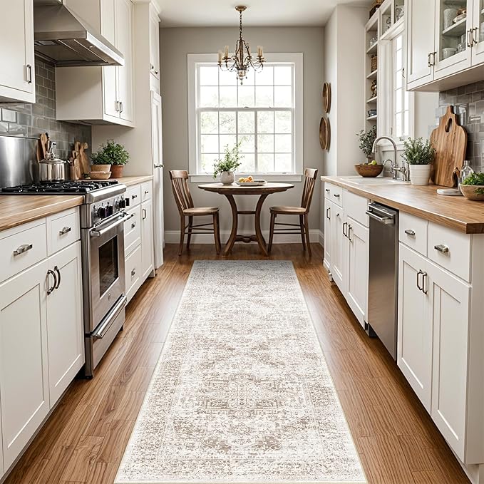 Washable 2'6''x8' Runner Rug by EISUROM