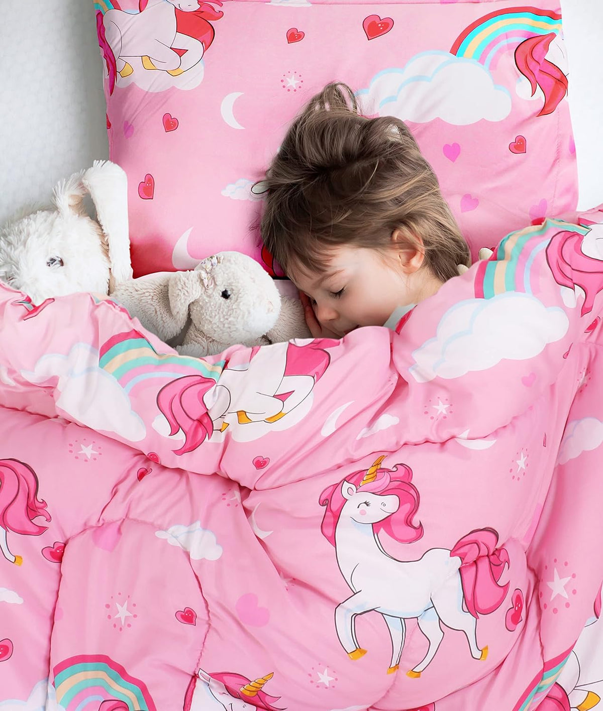 Utopia Bedding 3 Pc Kids Twin Comforter Set, Unicorn