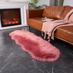 EasyJoy Ultra Soft Fluffy Shaggy Area Rug Faux Fur Rug Chair Cover Seat Pad - Image 3