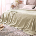 BEDELITE Fleece Blankets Queen Size Linen Throw Blankets by BEDELITE