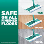 Swiffer Mop & Go Deluxe 2-in-1 Multi-Surface Kit for Floor Cleaning