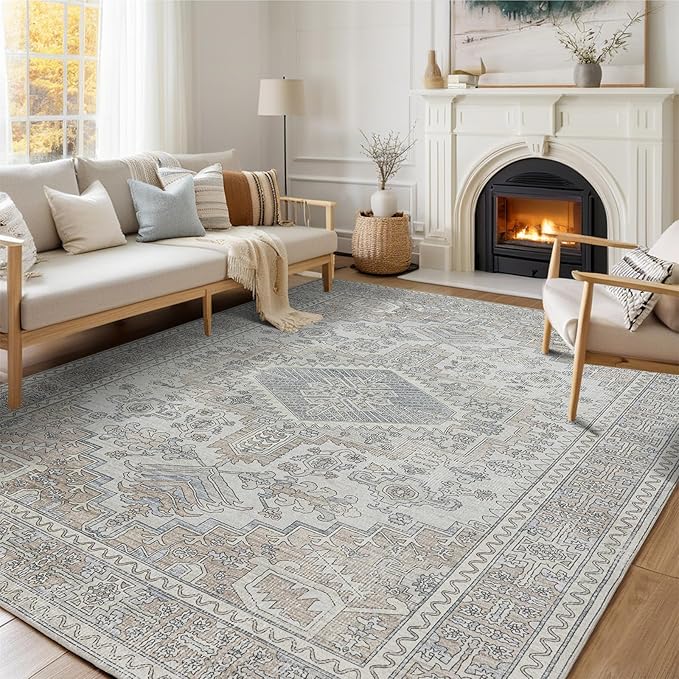 Machine Washable Rugs 6x9 Area Rugs by Lbris