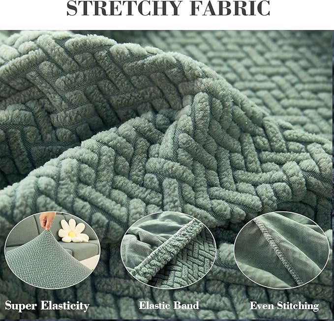Couch Covers for 3 Cushion Sofa Pet Friendly Couch Cushion Covers Universal - Image 5