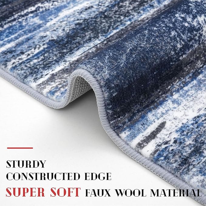 Lansny Modern Abstract Runner Rug 2x5 - Image 4
