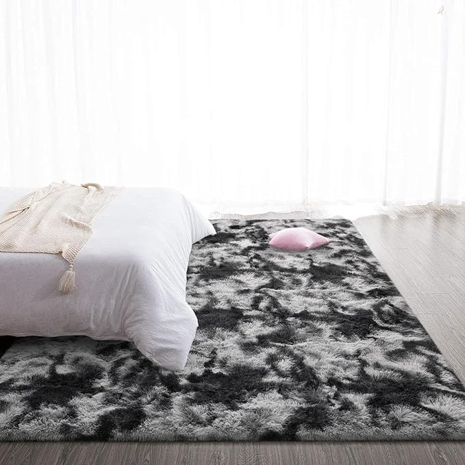 TWINNIS Super Soft Shaggy Rugs Fluffy Carpets 8x10 Feet, Indoor Modern Plush - Image 5