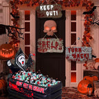 40 Inch Halloween Party Decorations Inflatable Cooler, 100+ Cans Halloween Party Supplies Large Capacity Scary Coffin Ghost Ice Bucket for Drink Beverage Holder, Halloween Decor for Outdoor Indoor