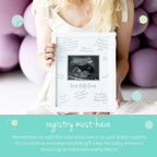 Guest Signature Sonogram Keepsake Frame