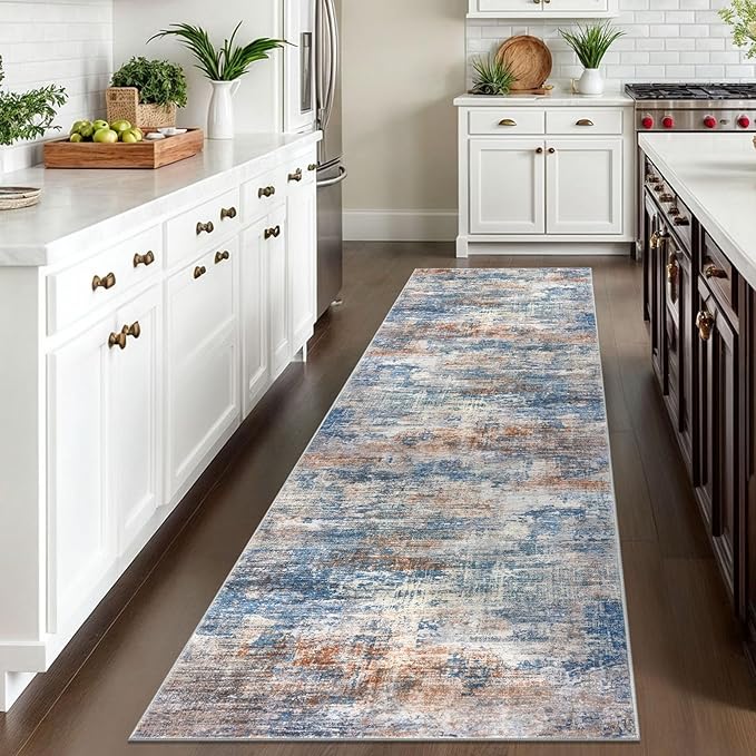 IOHOUZE Abstract Runner Rug 3x10 Ft Washable Runners - Image 2