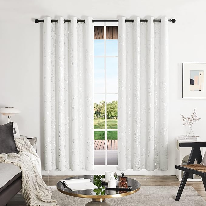Deconovo Room Darkening Curtains, Thermal Insulated & Noise Reducing Drapes - Image 2