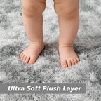 Shag Area Rug for Bedroom 3x5, Fluffy Area Rugs for Living Room, Soft Fuzzy Rug - Image 2