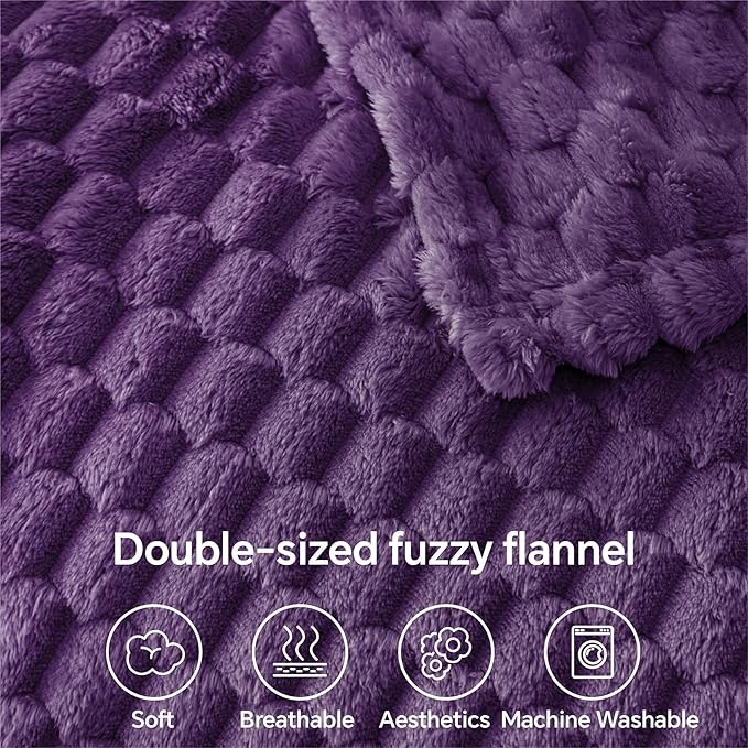 BEDELITE Fleece Throw Blanket for Couch & Bed - Image 3