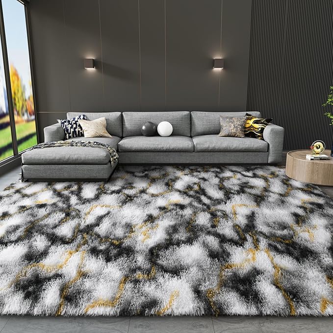 LOCHAS Ultra Soft Indoor Modern Area Rugs Fluffy Living Room Carpets - Image 7