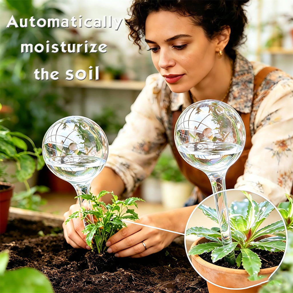 Self Watering Globes for Plants, 12cs Large Plant Automatic Watering Bulbs