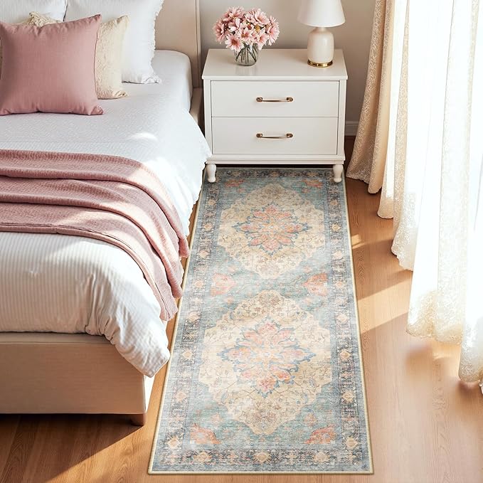 Area Rugs 2'x6' Runner Rug Non Slip Washable - Image 3