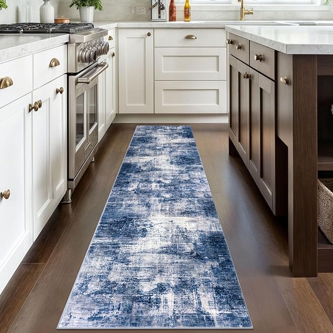 IOHOUZE Abstract Runner Rug 2x8 Ft Washable Runners - Image 2