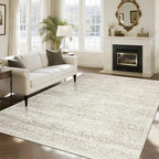 Washable Rugs 8x10 Area Rugs for Living Room, Ultra Soft Faux Wool Retro Rugs - Image 2