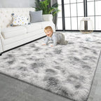 TWINNIS Super Soft Shaggy Rugs Fluffy Carpets 5x7 Feet, Indoor Modern Plush by TWINNIS