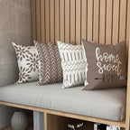 YCOLL Pillow Covers 20x20 Set of 4, Modern Sofa Throw Pillow Cover, Decorative - Image 6