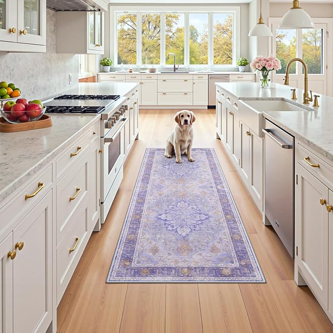 Area Rugs 2'x6' Runner Rug Non Slip Washable - Image 3