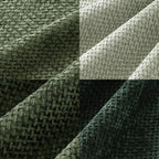 MIULEE Pack of 4 Couch Throw Pillow Covers 18x18 Inch Green Soft Decorative - Image 2