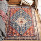 SERISSA Area Rug 3x5 Boho Tribal Rugs by SERISSAHomeDecorCollection