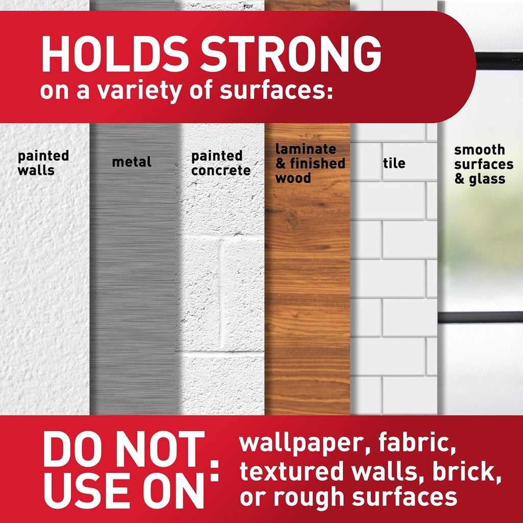 Command Indoor Medium Replacement Strips, 36 Strips
