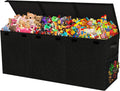 Extra Large Toy Box, Collapsible Toy Storage Organizer, 40"x16"x16", Black