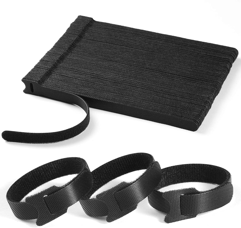 400 PCS 8 Inches Reusable Cable Ties | Adjustable Cord Wraps, Cable Straps
