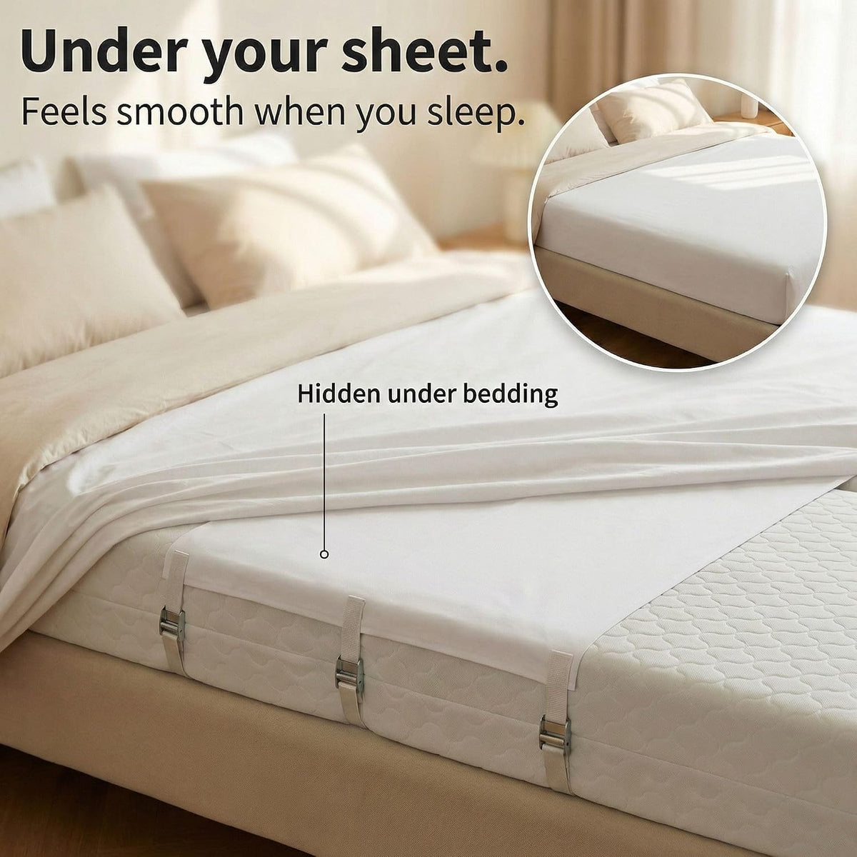 Briliantwerk Twin to King Bed Converter | Smart Bed Bridge | No Slipping