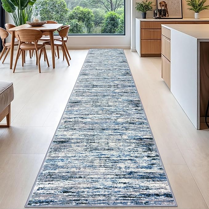 Lansny Modern Abstract Runner Rug 2.6x16 - Image 2