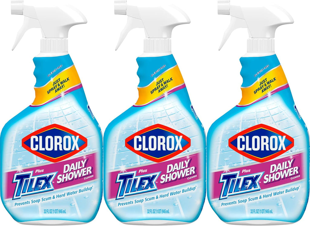 Clorox Plus Tilex Daily Shower Cleaner, 32 fl. oz., 3 Pack
